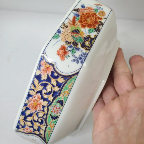 Vintage The Orient Inc Made in Japan Octogonal Imari Style Serving Bowl Dish - Picture 7 of 9